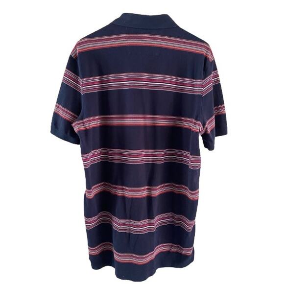 Banana Republic Mens Polo Shirt Short Sleeve Striped Casual Top Size XL Tall - Picture 2 of 9
